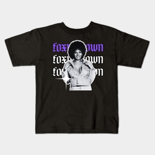 Foxy brown x 90s retro Kids T-Shirt